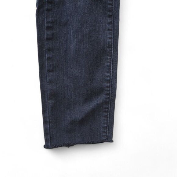 Paige Verdugo Ultra Skinny Raw Hem Dark Wash Denim Jeans Women's 26 - Picture 9 of 11
